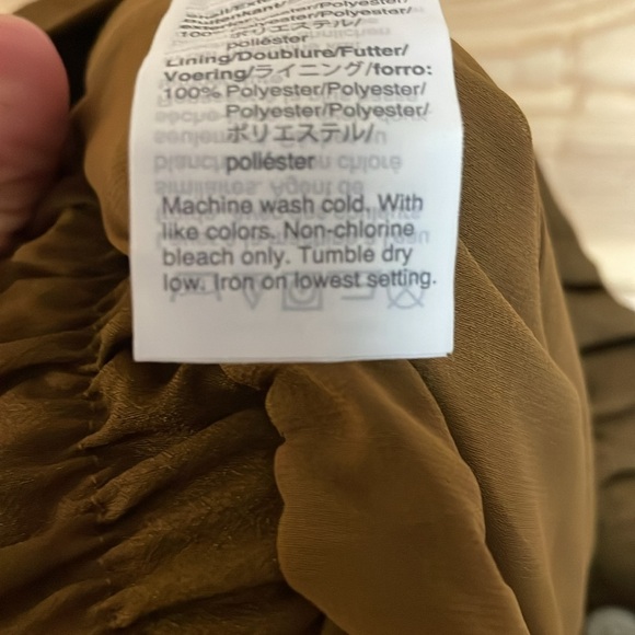 J.Crew size 8 light brown color high waisted bag  pants with pockets and belt - Picture 10 of 10